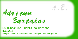 adrienn bartalos business card